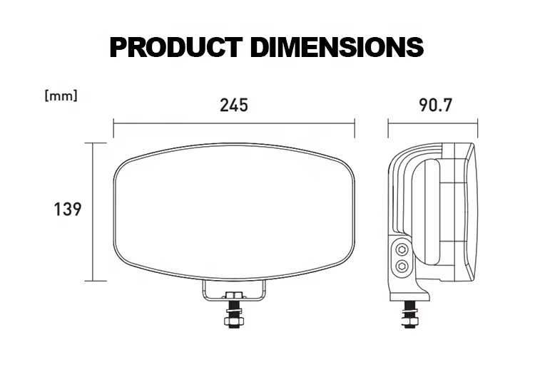 278W Оригинални Мощни LED Диодни Фарове Халогени за Ролбар за Камион