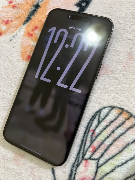 Iphone 15 pro max black 256 gb