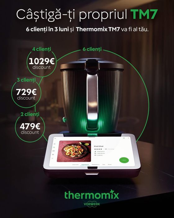 Thermomix TM7 nou, cu garantie