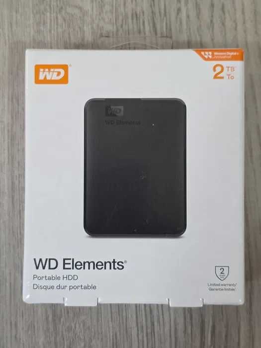 HDD Western Digital Elements Portable My Passport 2.5 2TB, NOU Sigilat