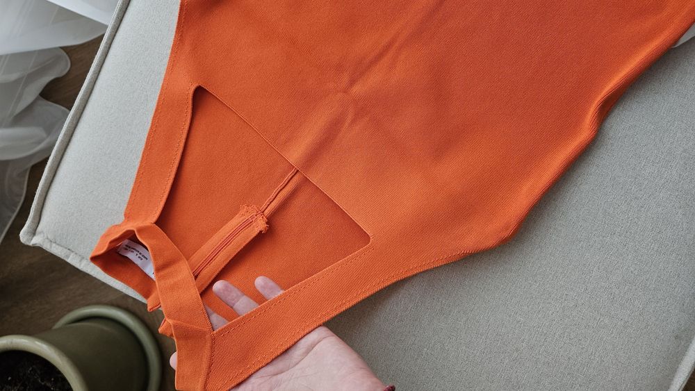 ZARA рипсен топ M-L размер