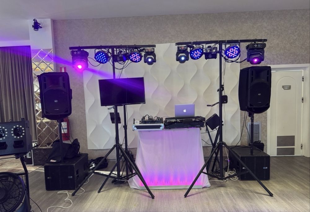 Sistem profesional RCF + dBTechnologies + lumini DMX + schelă DJ / Formații