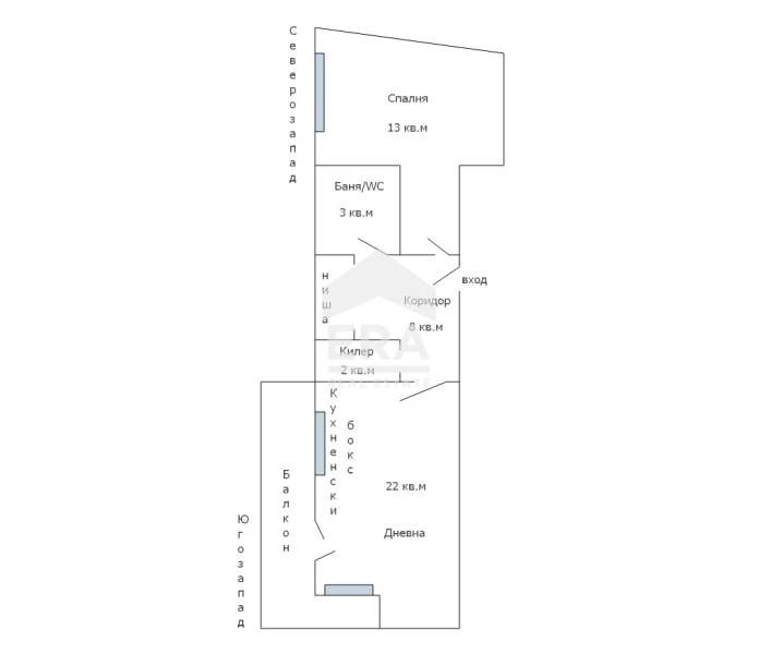 Двустаен апартамент за продажба, в новострояща се сграда, район Гранд