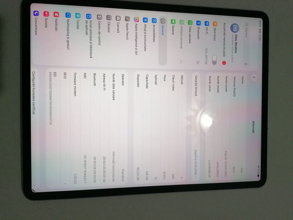 IPad Air Gen 6 13 inchi M2