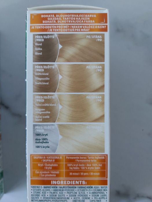 Vopsea garnier color blond luminos