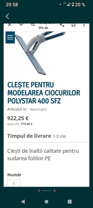 vând aparat pentru lipit folie solar, Pe, PVC, suflantă aer cald leister