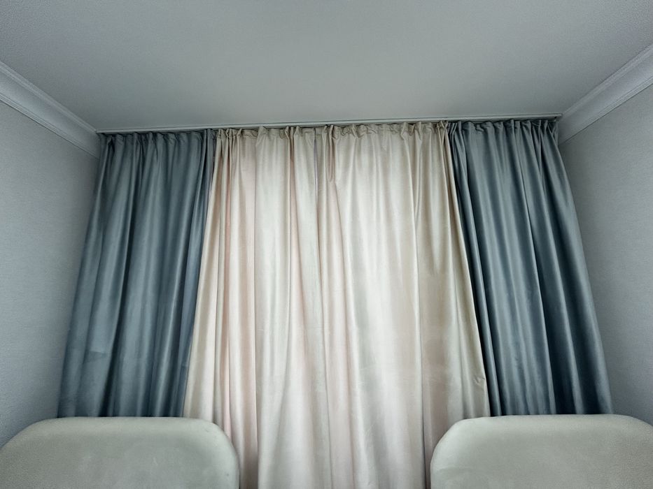 Шторы 6 метров, велюр