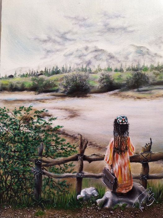 Художественный работа из коллекции "Бабушка"