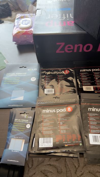 Всякакви размери Термопадове термо подложки Gelid GP Ultimate и Thermal Grizzly minus pad 8 с thermal grizzly почистител за термо падове и паста