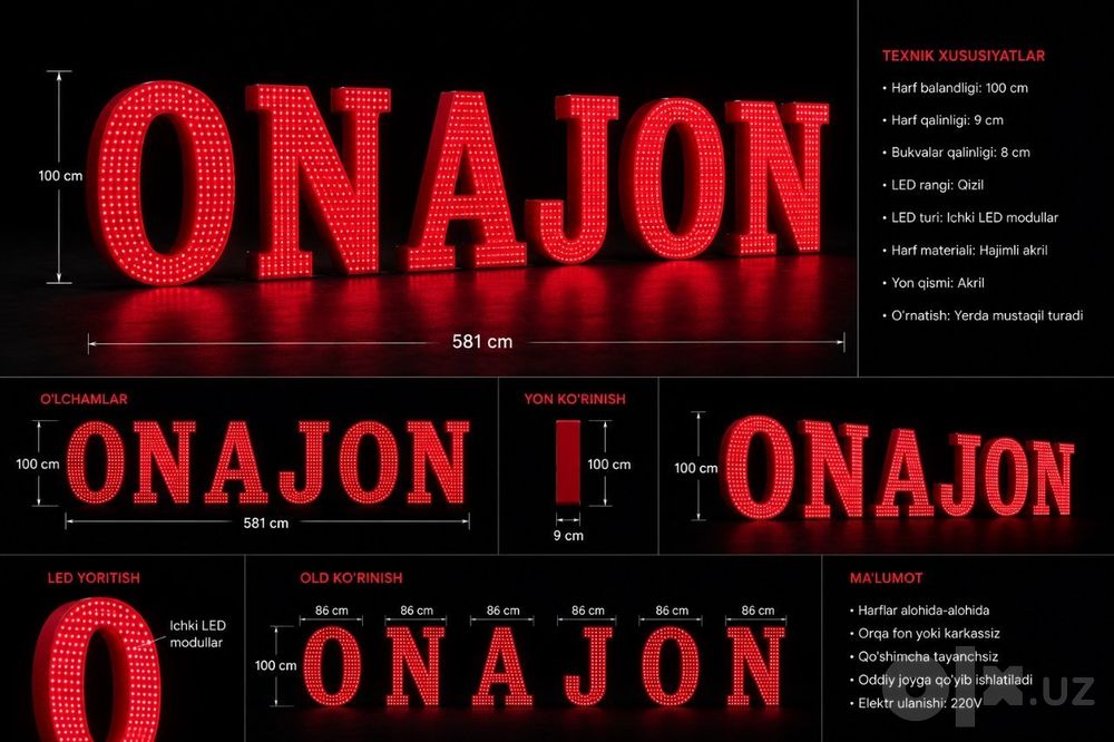 Reklama banner bukva