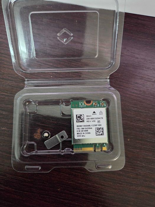 Placa WiFi laptop Realtek RTL8852BE WiFi 6 + Bluetooth M.2 2230