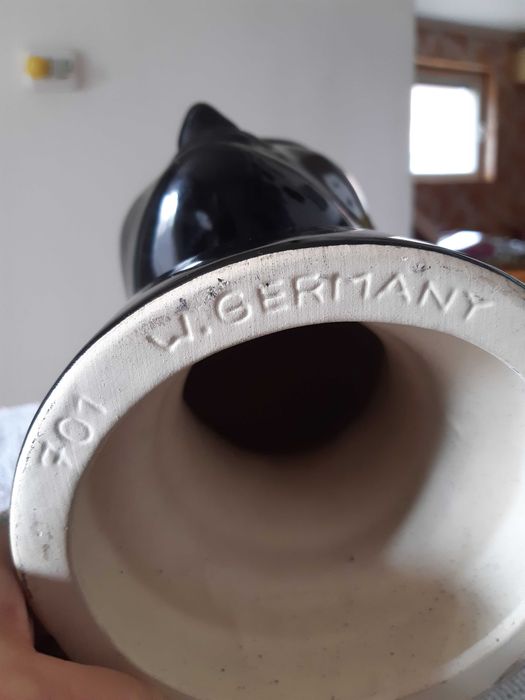 Suport palarii, peruci, cap din portelan, made Germany, seria 701