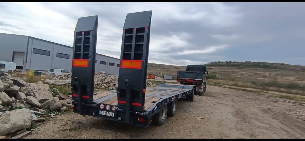 DAF XF 530  6X4  basculabil și Trailer Goldhofer pe 4 axe 40 tone