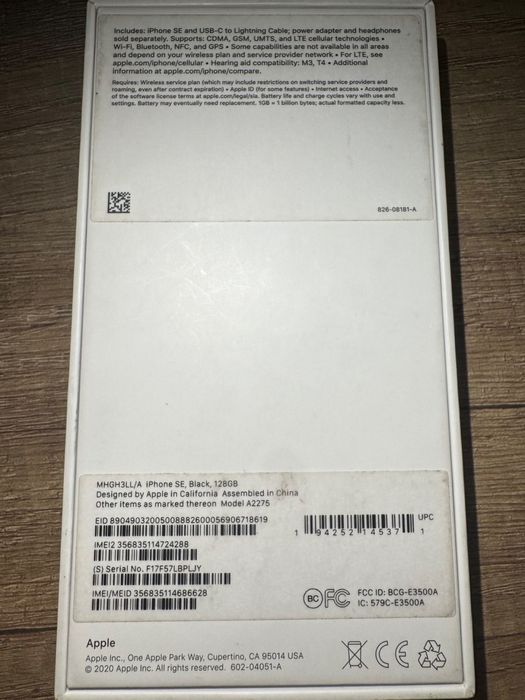 iPhone SE в отличном состоянии
