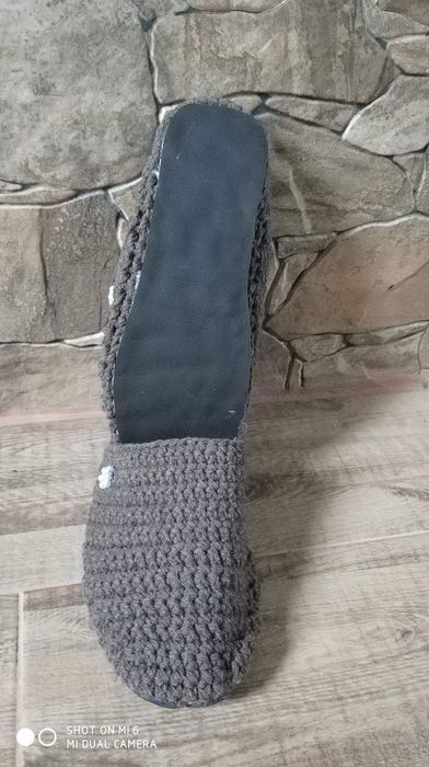 Papuci de casa crosetati