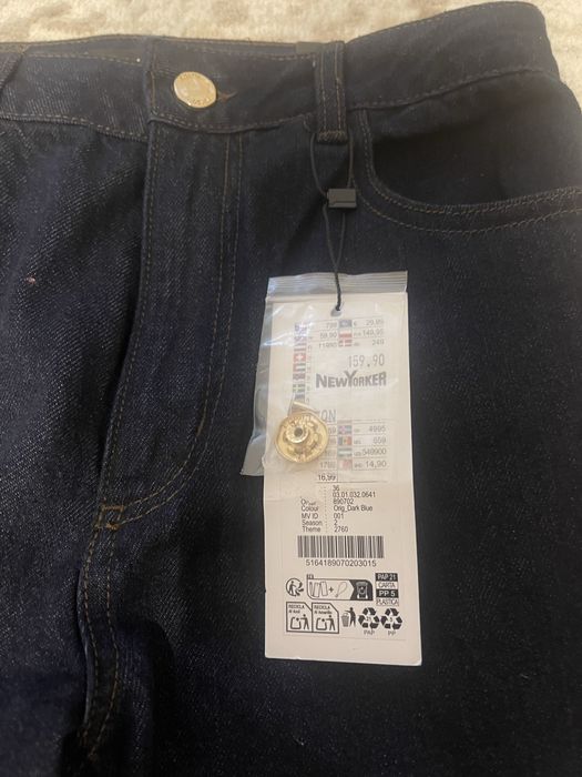 Set dama blugi largi si camasa cu nasturi aurii New Yorker