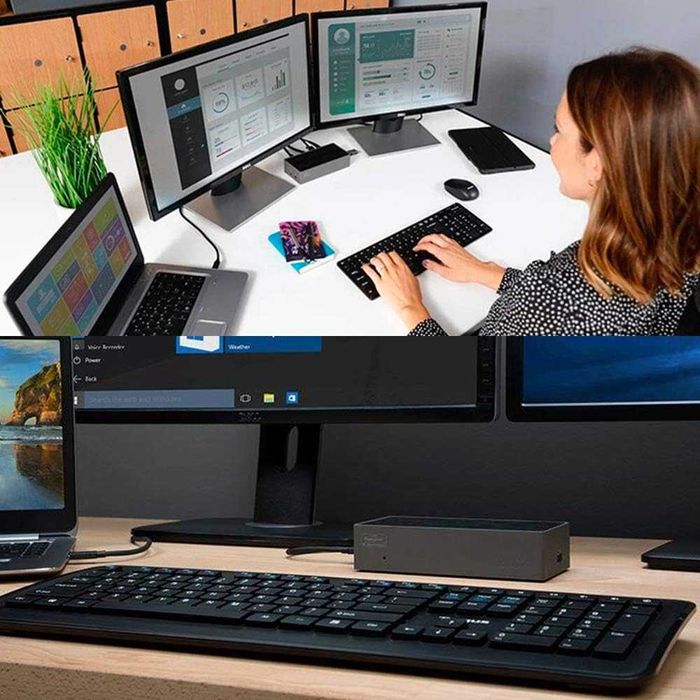 • Универсална докинг станция Targus USB-C/A • 100 W • Dual 4K