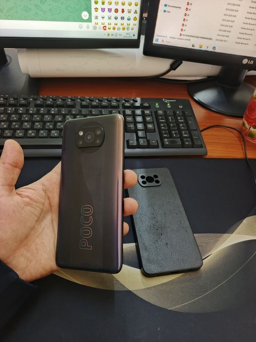 Poco X3pro 8+3/256gb(2022) iwlawi zur aybi yuq tozza telefon