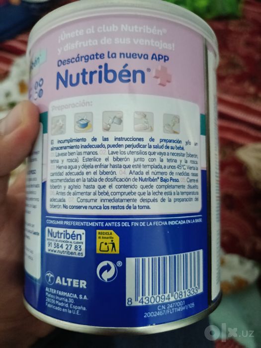 Nutriben bajo peso