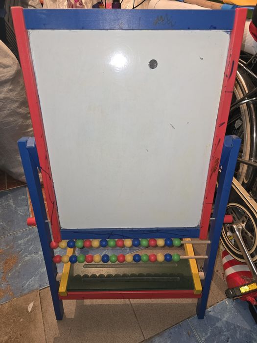 Tabla magnetica din lemn, copii