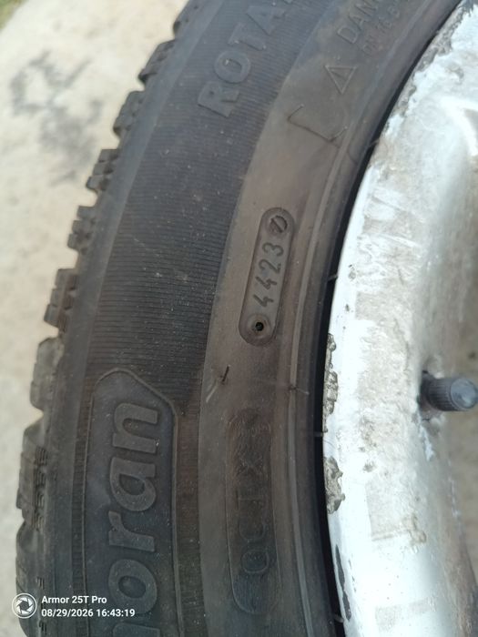 Джанти 16 цола  с зимни гуми за Toyota