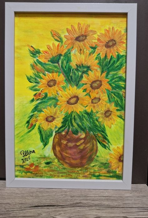 Vând picturi acrilice/ulei pe pânză sau canvas