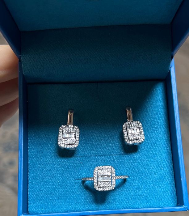 Кольцо серебро 925