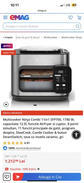 Multicooker Ninja Combi 11in1