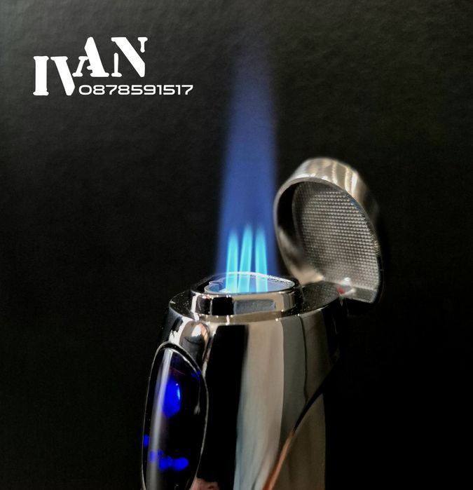 Сензорна запалка за пури с троен джет  Jobon