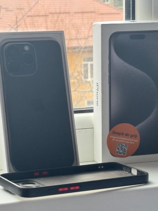 iPhone 15 PRO MAX - 91 VIATA - la cutie