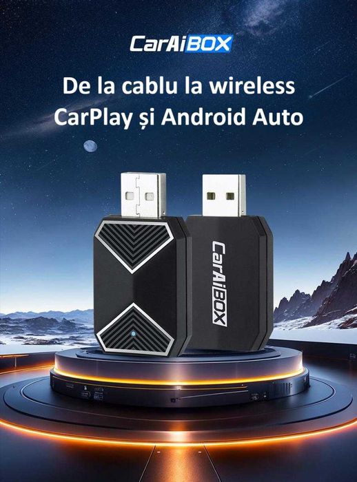 Adaptor Wireless Android Auto/Apple Carplay ZYTEQ® C11 Universal, Nou