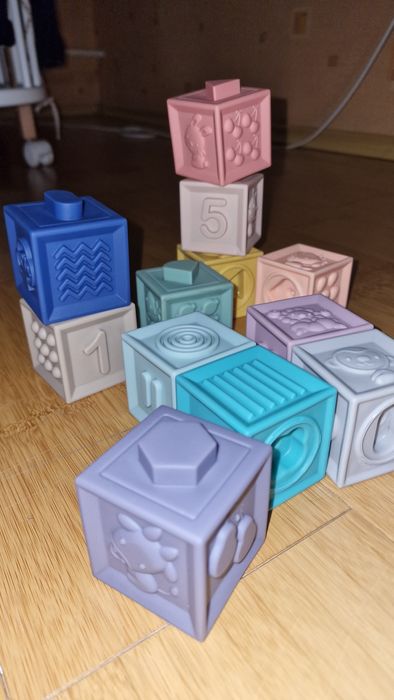 Мягкие кубики развивающие