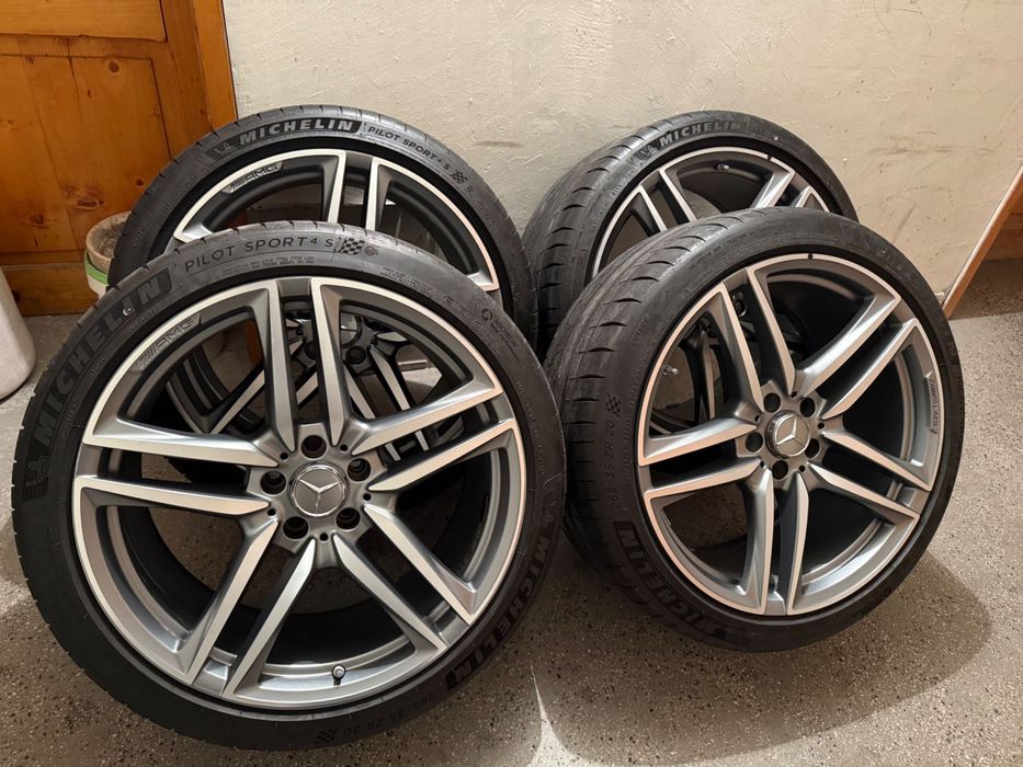 Оригинални Mercedes 20" джанти с гуми Michelin Pilot Sport 4S