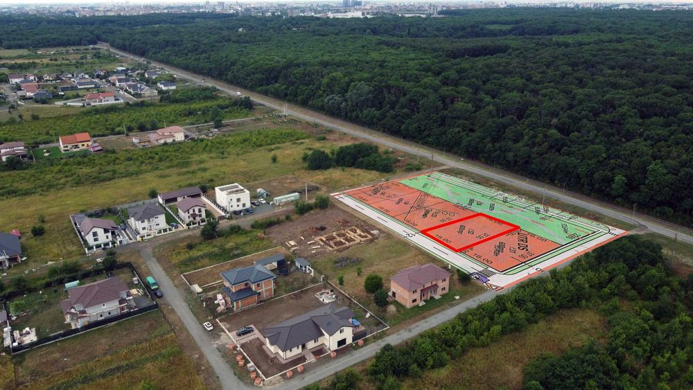Teren 600 mp (SAD), P+2E+M, lângă Pădurea Verde