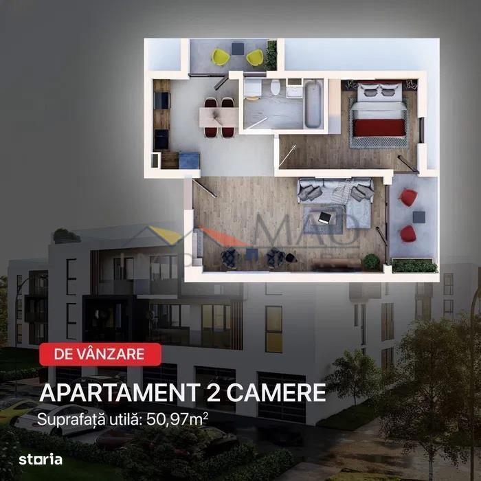 Apartament la cheie + parcare, spre vanzare pe str. Pomilor