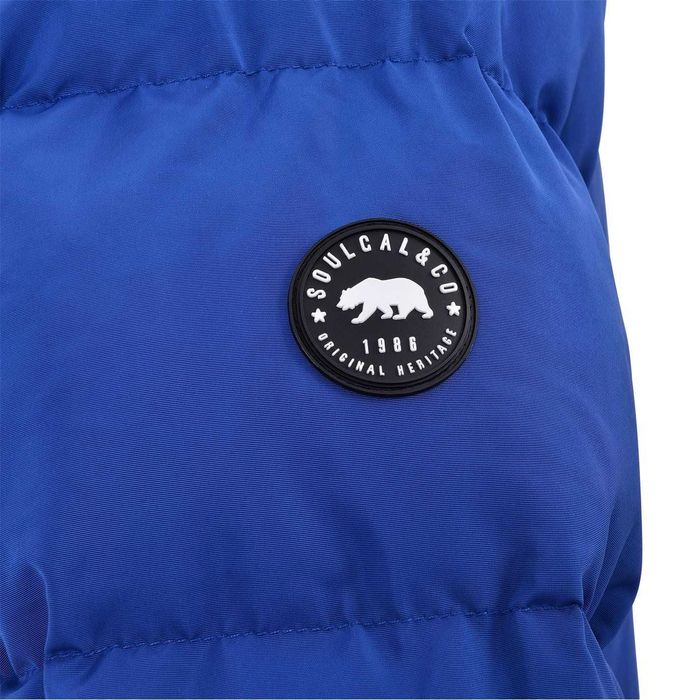 мъжко яке за зимата с подплата и два ципа SoulCal 2 Zip Bubble Jacket