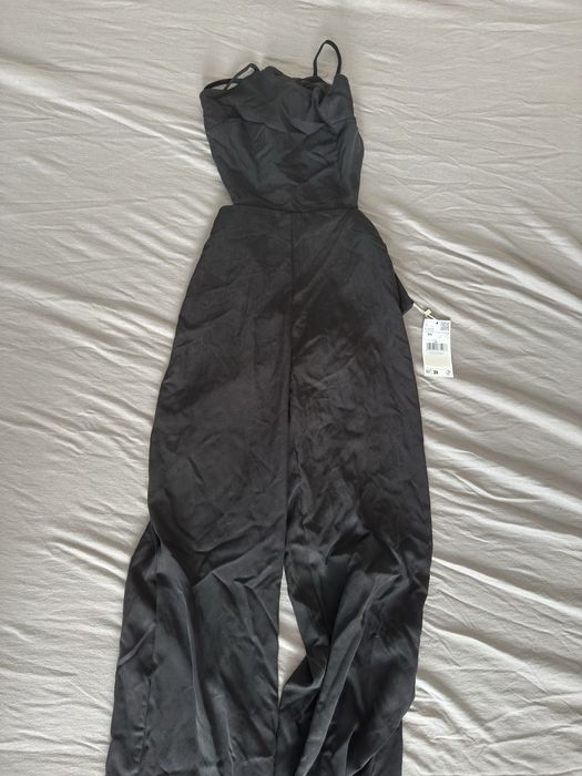 Черен тънък гащеризон