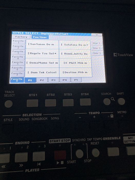 VÂND SET KORG pa300 2024-2025