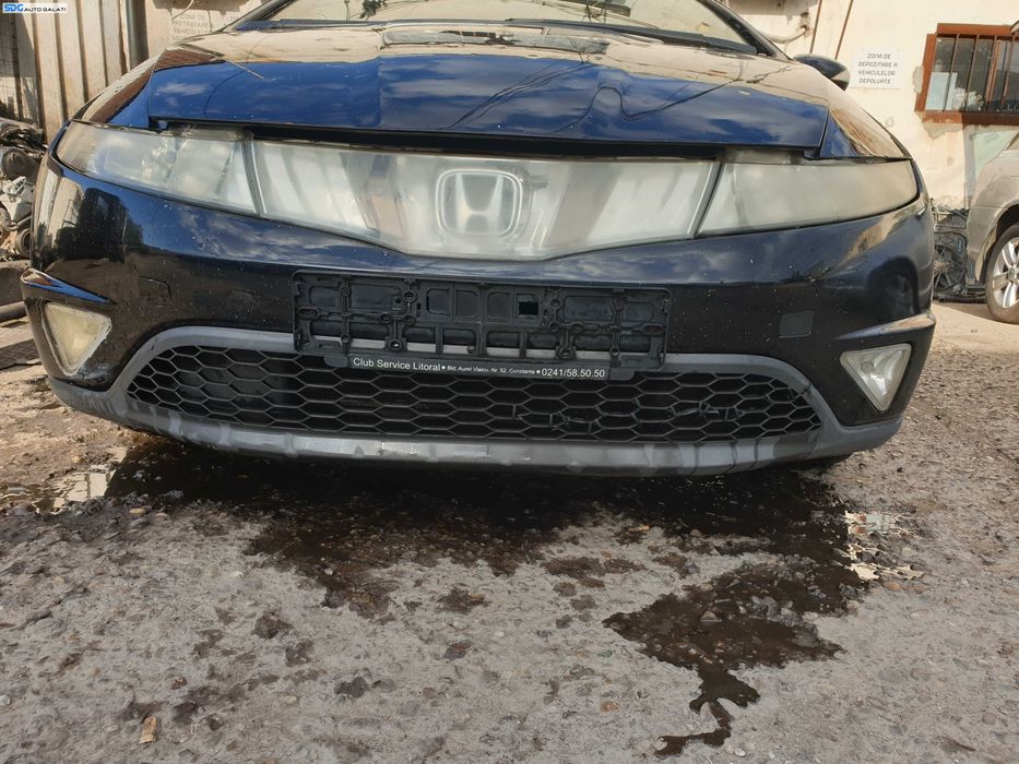 Bara Spoiler Fata cu Grila cu Imperfectiuni Honda Civic 8 Hatchback 2006 - 2011 Culoare B92P [K0082]