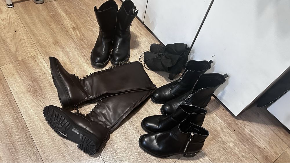 Дамски боти естествена кожа 39