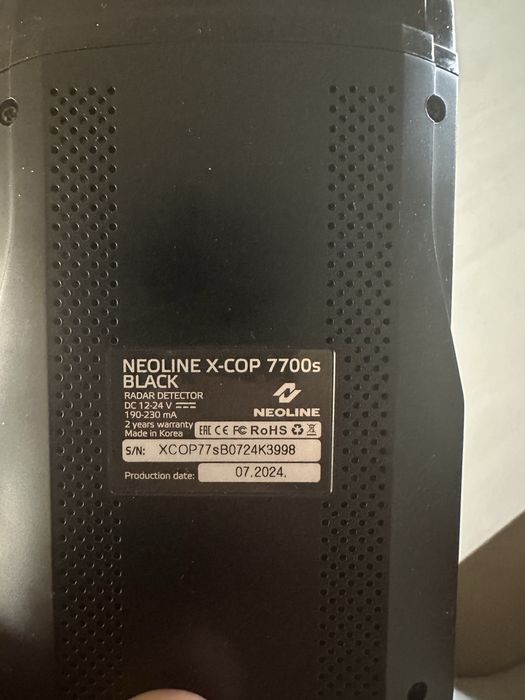 Продается антирадар Neoline 7700s black