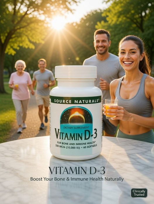 Source Naturals Vitamin D-3 10 000 IU из Америки