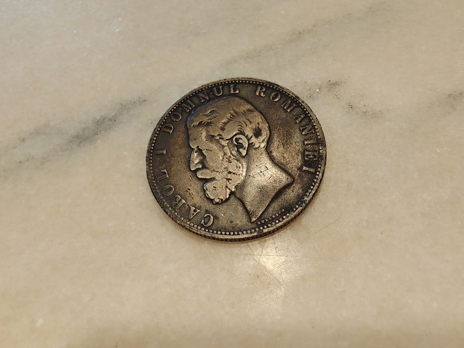 Moneda 5 lei 1880