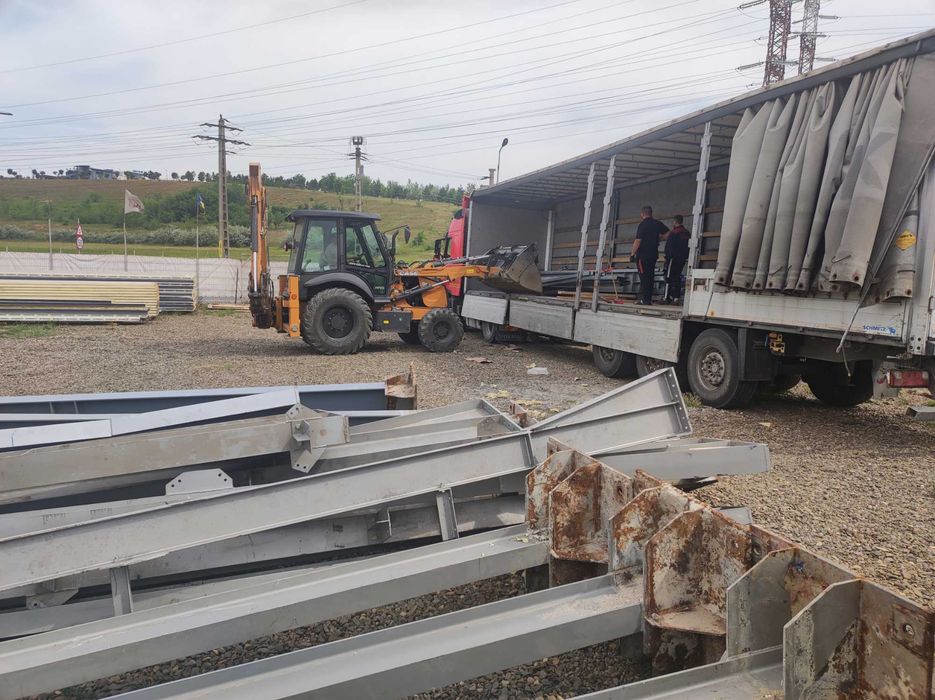 Structura hala metalica desfacuta Hcoama = 6 m, IPE 450, centrala, aere conditionate, sistem iluminare