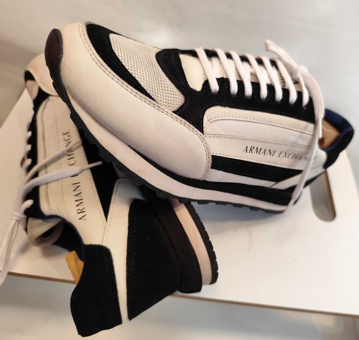Pantofi sport casual 43 Armani Excange piele naturala moale