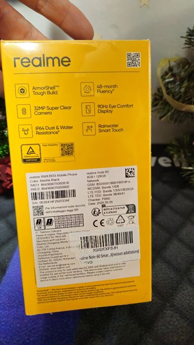 Realme Note 60 128GB 4GB RAM Duos.Sigilat 0 Minute