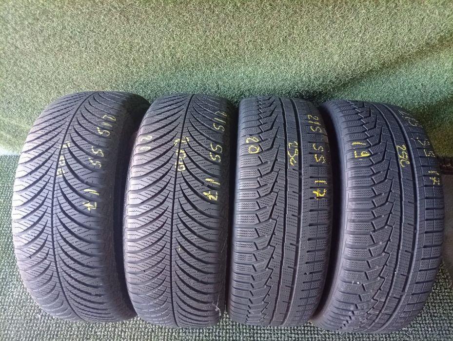 215 55 17 Hankook și Goodyear m+s