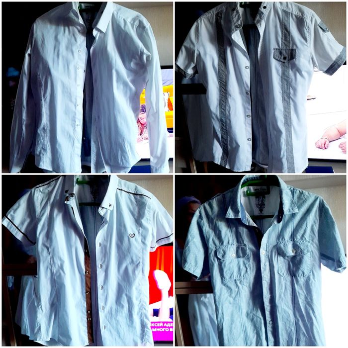 Продам  рубашки  44-46 размер! По 1000 школьные