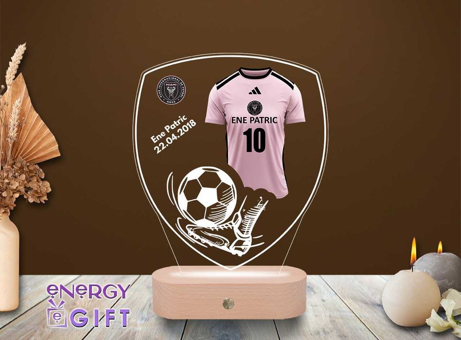 Lampa Led Personalizata – Fotbal AFA – Lionel Messi 2025