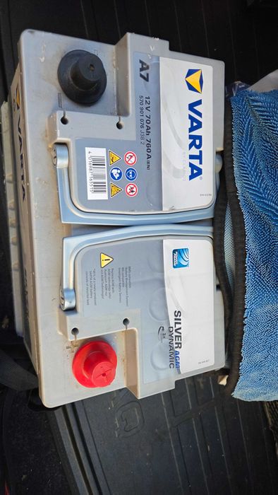 Baterie auto VARTA AGM E39 12V 70Ah 760A start/stop, stare foarte buna de functionare.